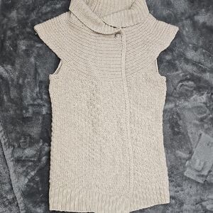 Armani Exchange Taupe Cowl Neck Sweater